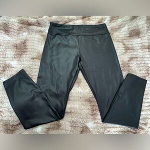 Wild Fable Faux Leather Leggings Black Size Large